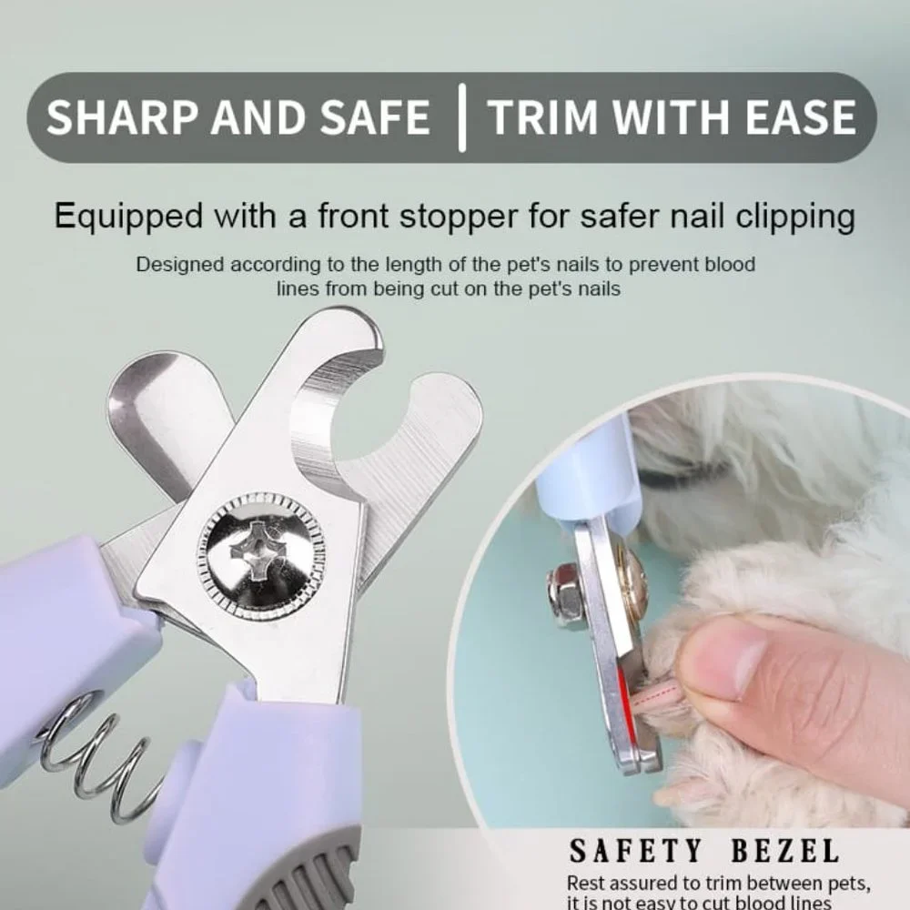 Upscale Pet Nail Clippers Grooming Dog Nail Clippers With Safety Guard
